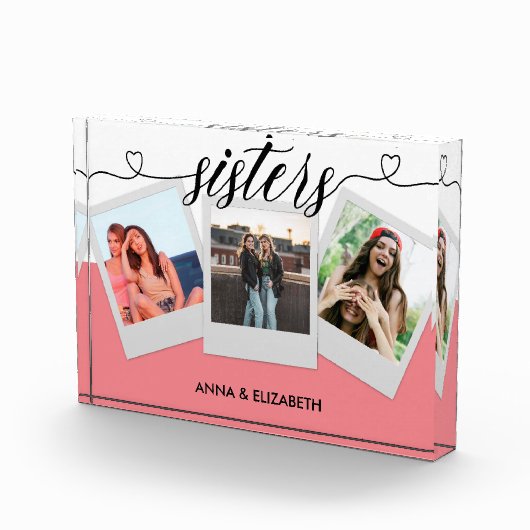 Beste Farbrosa benutzerdefinierte Liebe für BildCo Fotoblock (Rechts)