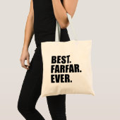 Beste Farfar je Schwedischer Großvater Tote Bag Tragetasche (Vorderseite (Produkt))