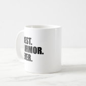 Beste Farmor überhaupt schwedische Großmutter Kaffeetasse (Vorderseite Links)