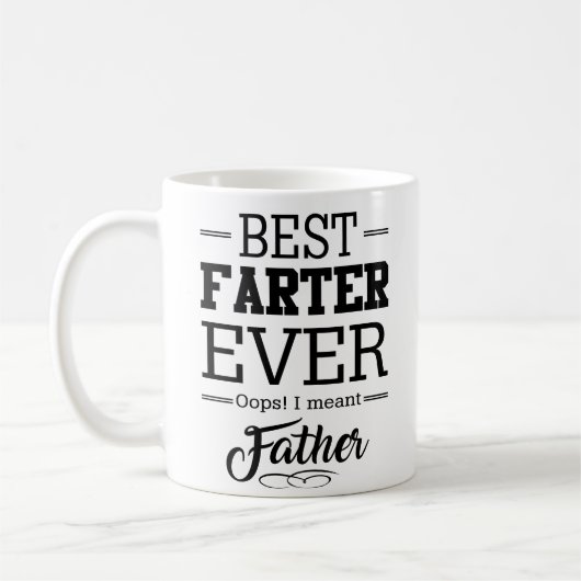 Beste Farter je Oops ich meine Vater Kaffeetasse (Links)