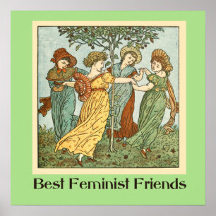 Beste feministische Freunde Poster
