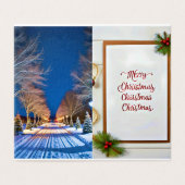 Beste festliche und neue Wünsche für Lehrer (Außenseite Aufgefaltet)