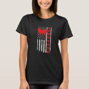 Beste Feuerwehrmann Lapponian Herder Mutter Vater  T-Shirt