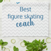 Beste Figur-Skaten-Trainer - Blauer Skate Handtuch (Gefaltet)