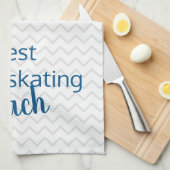 Beste Figur-Skaten-Trainer - Blauer Skate Handtuch (Viertel Falte)