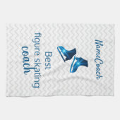 Beste Figur-Skaten-Trainer - Blauer Skate Handtuch (Horizontal)