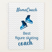 Beste Figur-Skaten-Trainer-Planer - blauer Star Planer (Vorderseite)