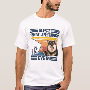 Beste finnische Lapphund Mama Ever Funny Dog Mama  T-Shirt