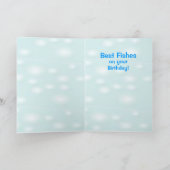 Beste Fische Funny Cartoon Fischen Kindergeburtsta Karte (Innenseite)
