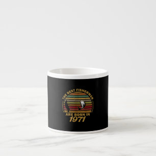 Beste Fischer sind 1971 Geboren 50. Geburtstagsfis Espressotasse