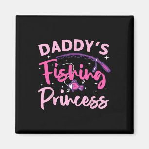 Beste Fischerei für Mädchen Kinder B Fischautoren Magnet