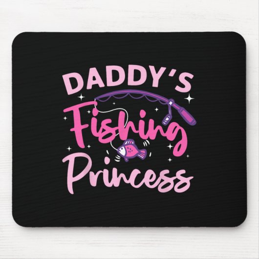 Beste Fischerei für Mädchen Kinder B Fischautoren Mousepad (Vorne)