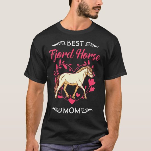 Beste Fjordpferd-Mama T-Shirt (Vorderseite)