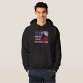 Beste Flagge für die Tschechische Republik Hoodie (Vorne ganz)