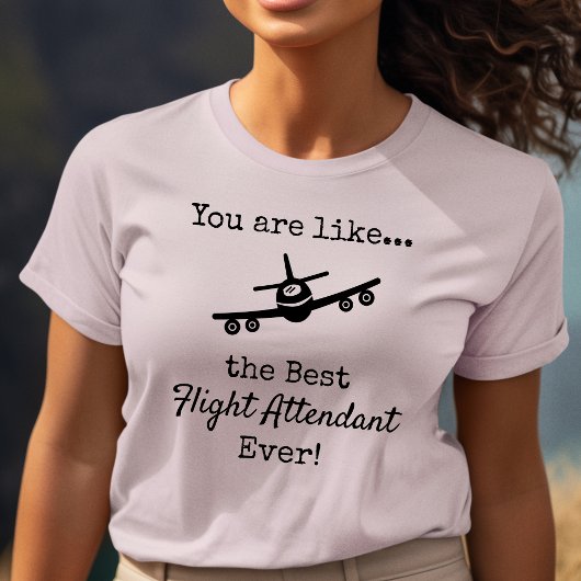Beste Flugbegleiter, individuell einstellbar T-Shirt