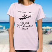 Beste Flugbegleiter, individuell einstellbar T-Shirt