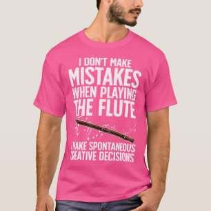 Beste Flutkunst für Männer - Musikinstrument für F T-Shirt