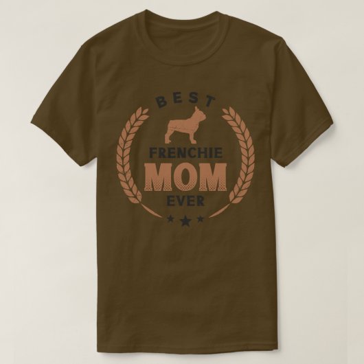 Beste französische Mama je Niedlicher französische T-Shirt (Design vorne)