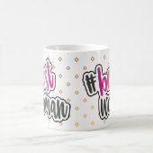 Beste Frauen-Tasse mit rosa Chrom-Effekt Kaffeetasse (Mittel)