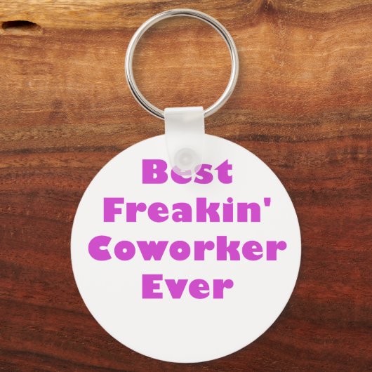 Beste Freakin Coworker je Schlüsselanhänger (Vorderseite)