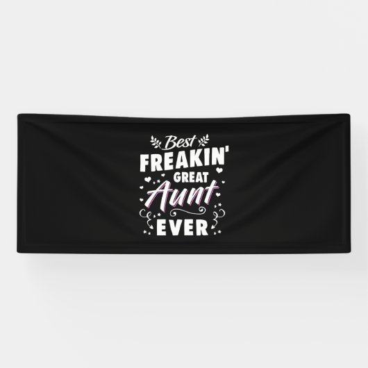 Beste Freakin Große Tante je Banner (Horizontal)