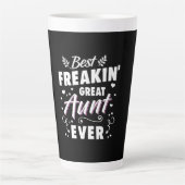 Beste Freakin Große Tante je Milchtasse (Vorderseite)