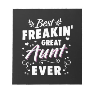 Beste Freakin Große Tante je Notizblock