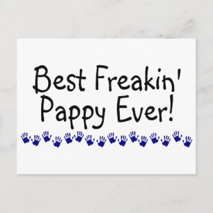 Beste Freakin Pappy Ever Postkarte