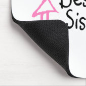 Beste Freakin Schwester überhaupt Mousepad (Ecke)