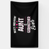 Beste Freakin Tante und Godmutter je Banner (Vertikal)