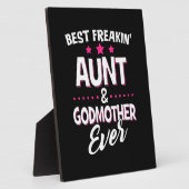 Beste Freakin Tante und Godmutter je Fotoplatte (Seite)