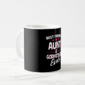 Beste Freakin Tante und Godmutter je Kaffeetasse (Vorderseite Links)