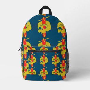 Beste Freestyle Pro Scooter Bedruckter Rucksack