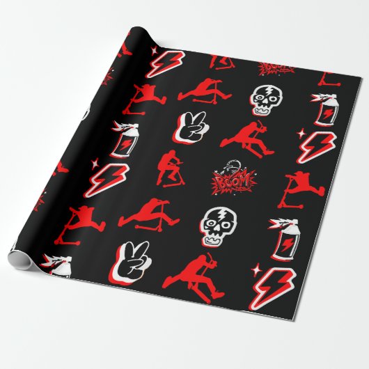 Beste Freestyle Pro Scooter Geschenkpapier (Ungerollt)