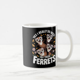 Beste Frettchen-Kunst für Männer Frauen Kinder Fre Kaffeetasse