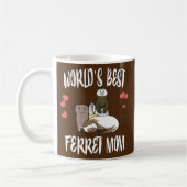 Beste Frettchen-Mama der Welt Kaffeetasse (Links)