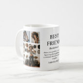 Beste-Freund-Definition-Fotocollage Kaffeetasse (Vorderseite Links)