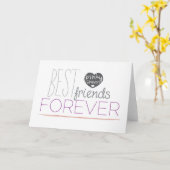 Beste Freund-für immer Karte (Gelbe Blume)