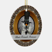 Beste Freund-für immer Keramik Ornament (Rechts)