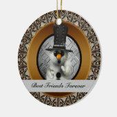 Beste Freund-für immer Keramik Ornament (Links)