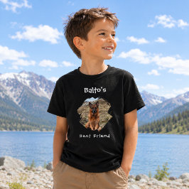Beste-Freund-Hund-Foto Schwarz T-Shirt