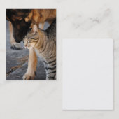 Beste Freund-Katzen-u. Schäferhund-Visitenkarten Visitenkarte (Vorne/Hinten)