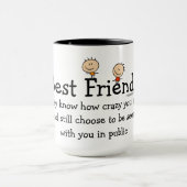 Beste Freund-lustiges Sprichwort Tasse (Zentrum)