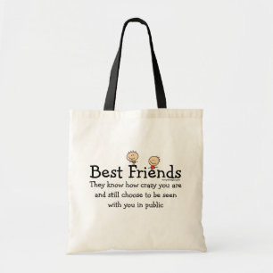 Beste Freund-Taschen Tragetasche