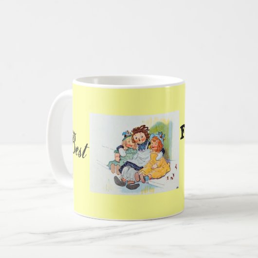 Beste Freund-Tasse Kaffeetasse (Vorderseite Links)