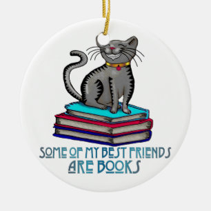 Beste Freund-Verzierung Keramikornament