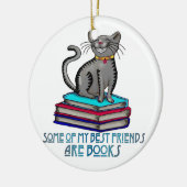 Beste Freund-Verzierung Keramikornament (Links)