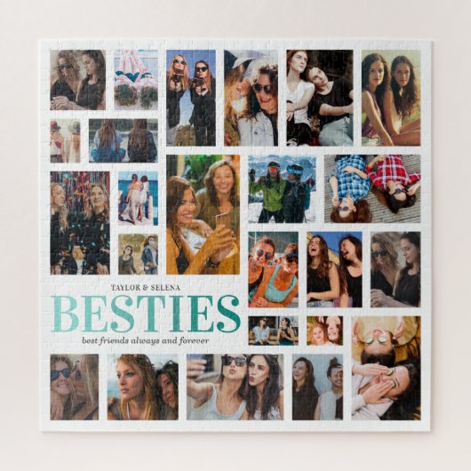 Beste Freunde 24 FotoCollage Puzzle (Vertikal)