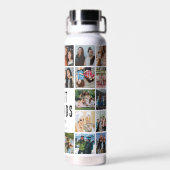 Beste Freunde 26 FotoCollage Trinkflasche (Rückseite)