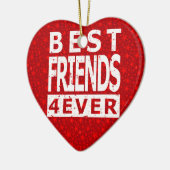 Beste Freunde 4 überhaupt Keramik Ornament (Links)